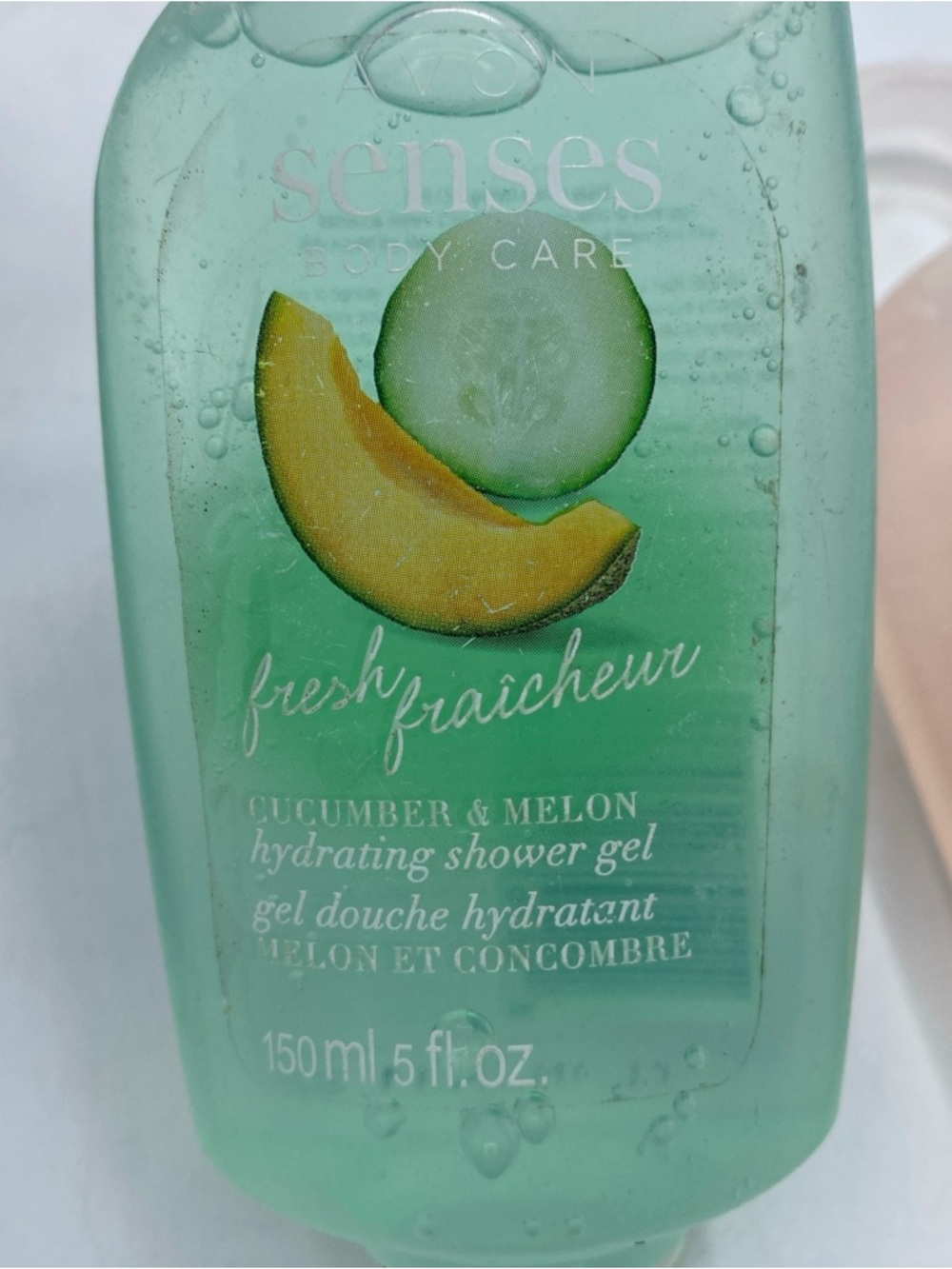 AVON Black Suede Hair Body Wash Senses Body Care Cherry Blossom Cucumber Melon - Picture 5 of 5